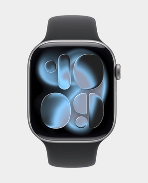 Apple Watch Series 11 GPS 42mm Space Grey Aluminium Case with Black Sport Band S/M - MEQW4