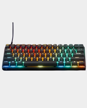 SteelSeries Apex Pro Mini Gen 3 Gaming Keyboard | 60% Compact | OmniPoint 3.0 Adjustable HyperMagnetic Switches | Per-Key RGB Lighting | 0.7 ms Response Time | Rapid Trigger & Rapid Tap - Black